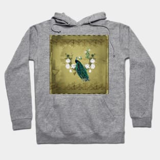 Wonderful peacock, vintage Hoodie